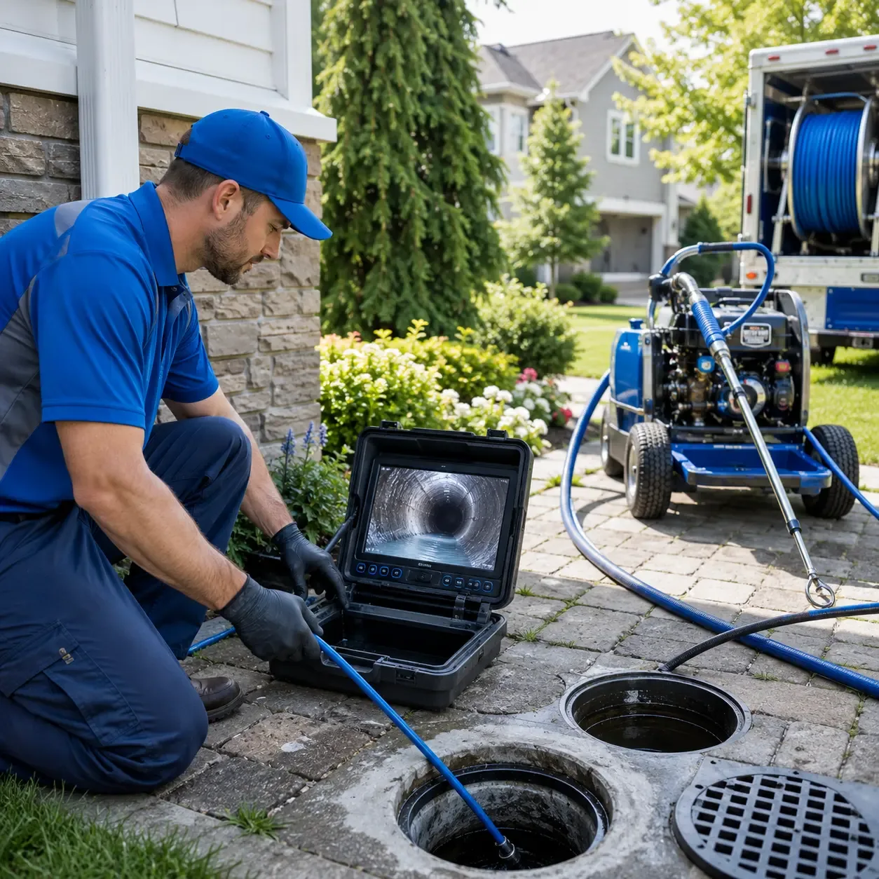 Outdoor drain cleaning professionals serving Cameron, WV